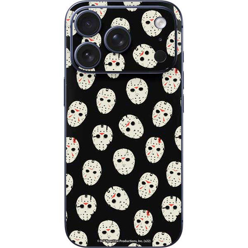 Warner Bros Friday the 13th Jason Voorhees Pattern iPhone 17 Pro Skin